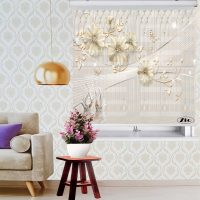 پرده زبرا زیو کد 3D1052 سایز 150x200 سانتی متر