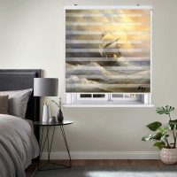 پرده زبرا زیو مدل P6021 سایز 150x200 سانتی متر