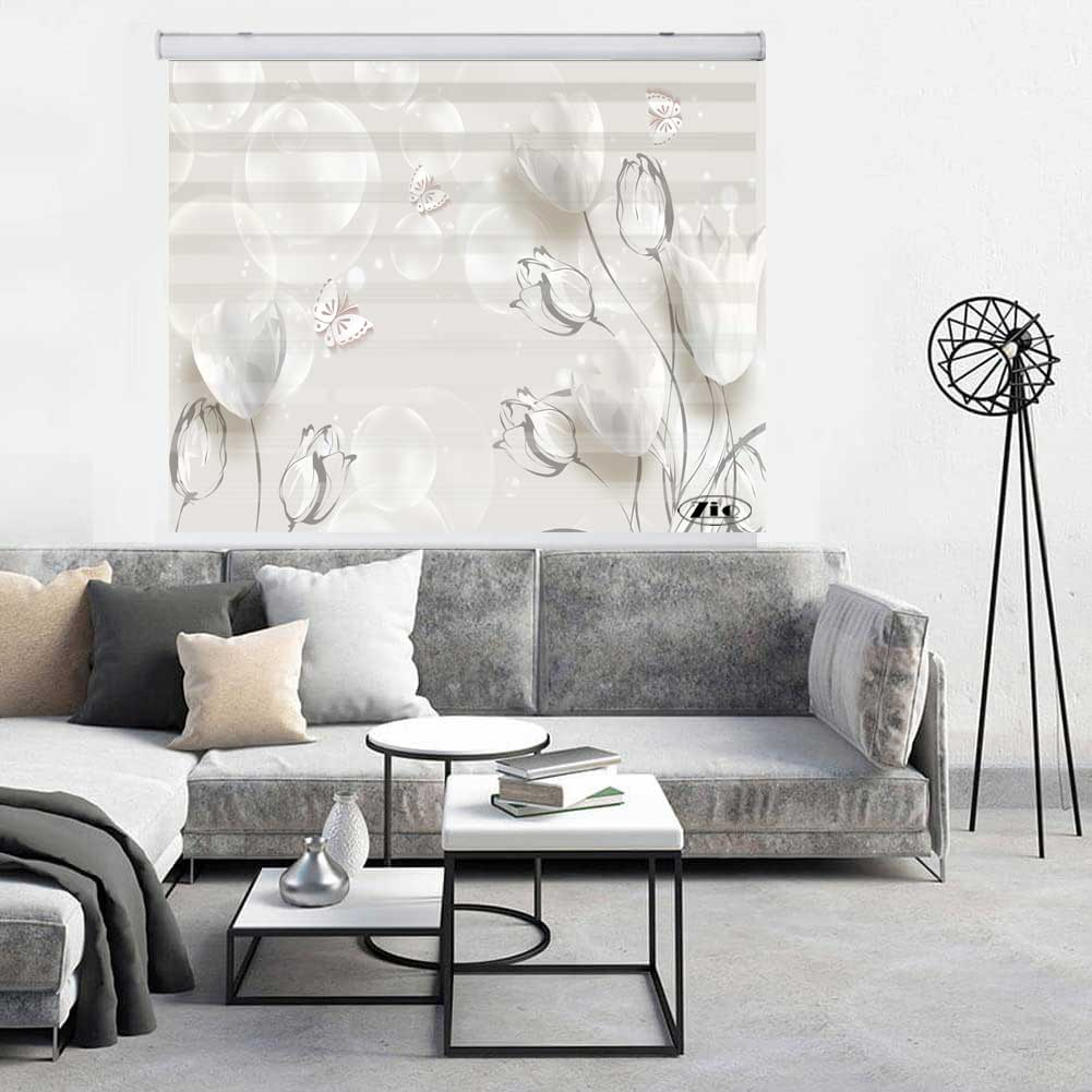 پرده زبرا زیو کد 3D1258 سایز 150x200 سانتی متر