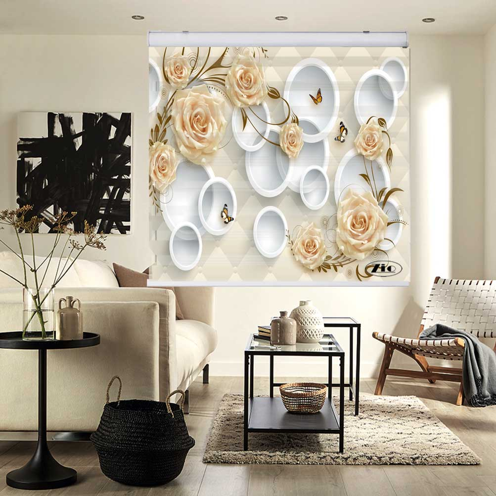 پرده زبرا زیو کد 3D1127 سایز 150x200 سانتی متر