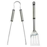 ست کفگیر و انبر ایکیا مدل GRILLTIDER کد 105.908.56 مجموعه 2 عددی