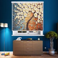 پرده زبرا زیو مدل سیلوئت 3D1311 سایز 150x150 سانتی متر