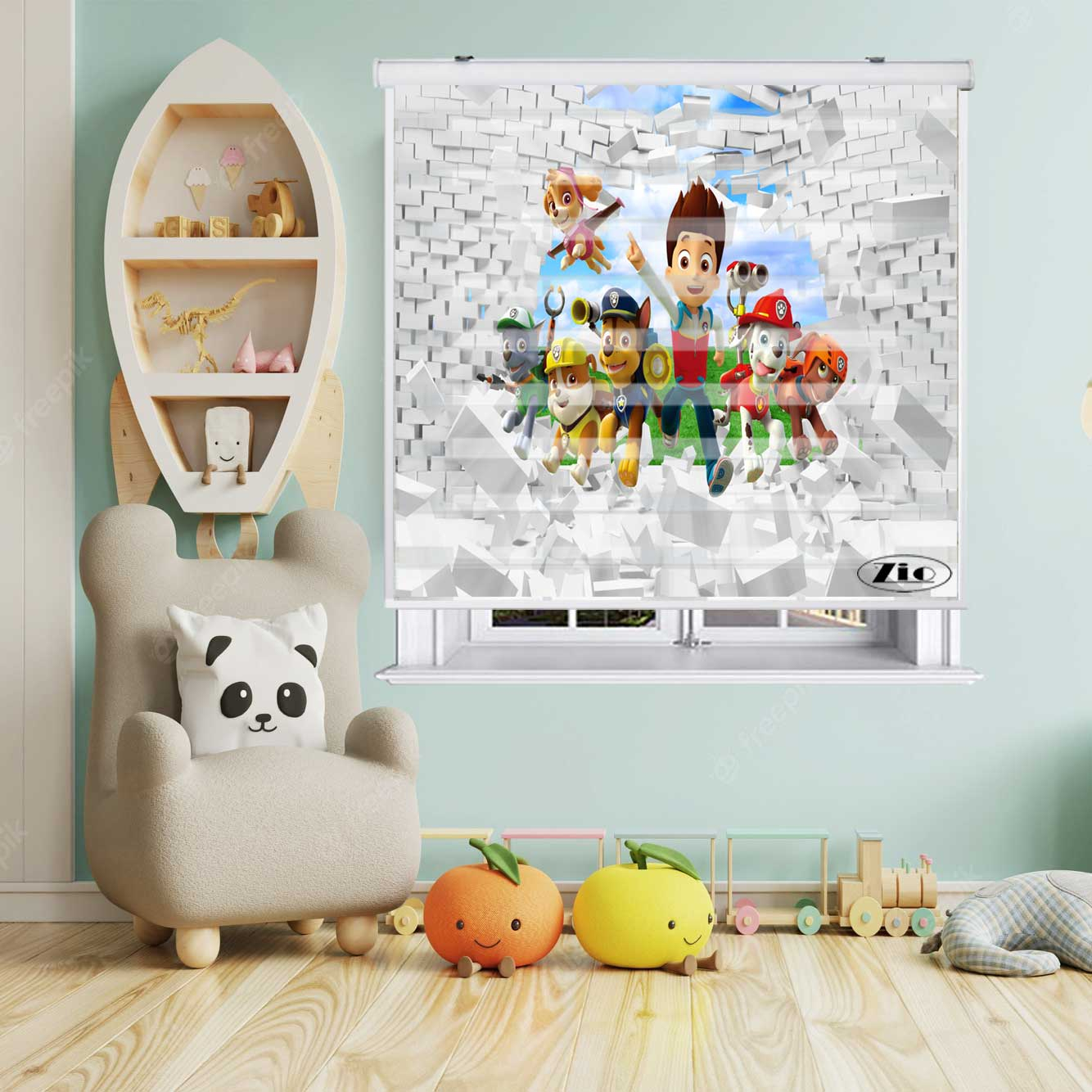 پرده زبرا زیو مدل K3040 سایز 150x200 سانتی متر