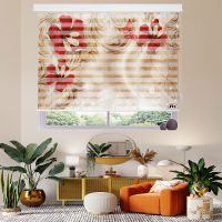 پرده زبرا زیو مدل 3D-1184 سایز 100x200 سانتی متر