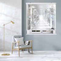 پرده زبرا  مدل سیلوئت زیو 3D1151 سایز 150x150 سانتی متر