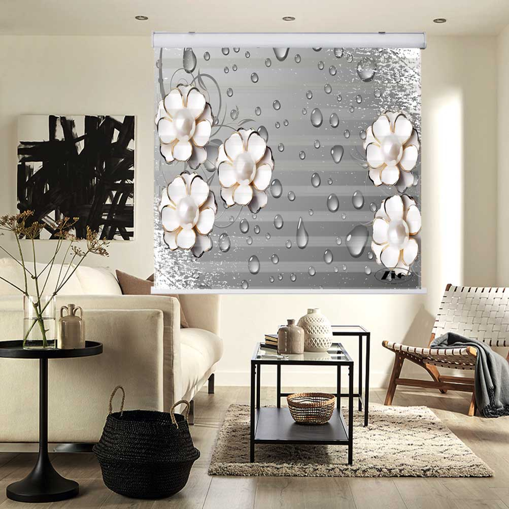 پرده زبرا زیو کد 3D1299 سایز 150x200 سانتی متر