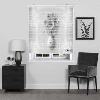 پرده زبرا زیو مدل سیلوئت 3D1362 سایز 150x150 سانتی متر