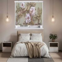 پرده زبرا زیو مدل سیلوئت 3D1345 سایز 150x150 سانتی متر