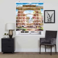 پرده زبرا زیو کد L5079 سایز 150X150 سانتی متر