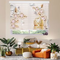 پرده زبرا زیو مدل 3D-1093 سایز 100x200 سانتی متر