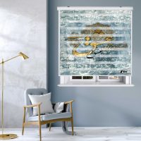 پرده زبرا زیو کد OI7077 سایز 150x150 سانتی متر