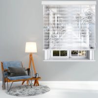 پرده زبرا زیو مدل 3D-1151 سایز 110x140 سانتی متر