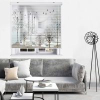 پرده زبرا زیو مدل سیلوئت 3D1521 سایز 150x150 سانتی متر