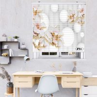 پرده زبرا زیو مدل سیلوئت 3D1262 سایز 150x150 سانتی متر