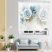 پرده زبرا زیو مدل 3D1062 سایز 150x150 سانتی متر