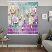 پرده زبرا زیو کد 3D1154 سایز 150x200 سانتی متر