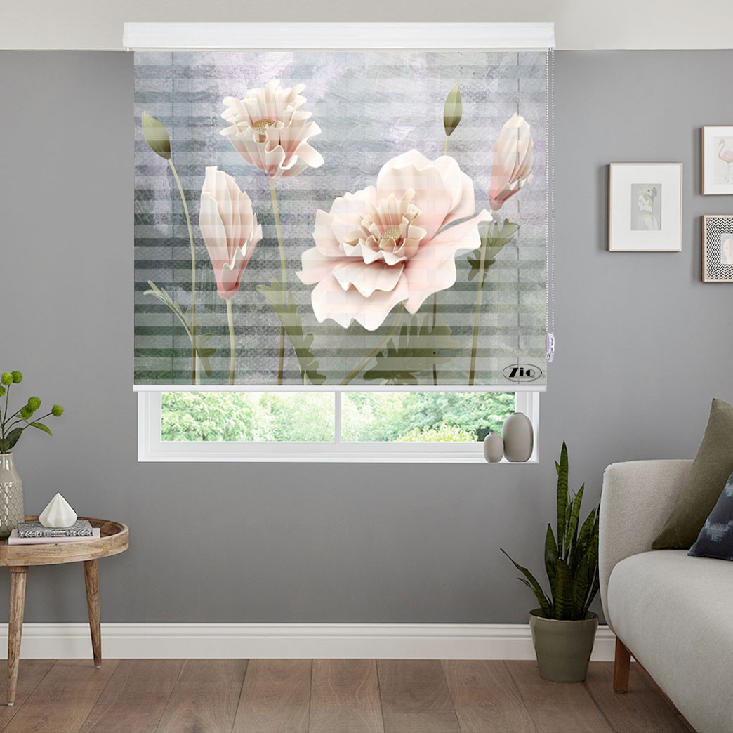پرده زبرا زیو مدل 3D-1064 سایز 100x200 سانتی متر