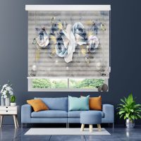 پرده زبرا زیو مدل 3D-1073 سایز 100x200 سانتی متر