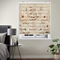 پرده زبرا زیو کد OI7071 سایز 150x150 سانتی متر