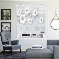 پرده زبرا زیو مدل سیلوئت 3D1271 سایز 150x150 سانتی متر