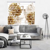 پرده زبرا زیو کد 3D1418 سایز 150x200 سانتی متر