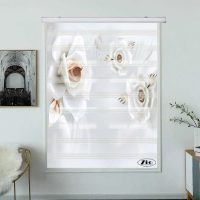 پرده زبرا زیو کد 3D1391 سایز 150x150 سانتی متر