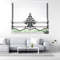 پرده شید رومن زیو طرح Taj-1سایز 280×200 سانتی متر