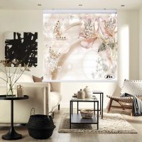 پرده زبرا زیو کد 3D1123 سایز 150x200 سانتی متر