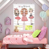 پرده زبرا زیو کد K3001 سایز 150x150 سانتی متر
