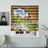 پرده زبرا زیو کد L5028 سایز 150X150 سانتی متر