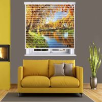 پرده زبرا زیو مدل L-5002 سایز 150x150 سانتی متر