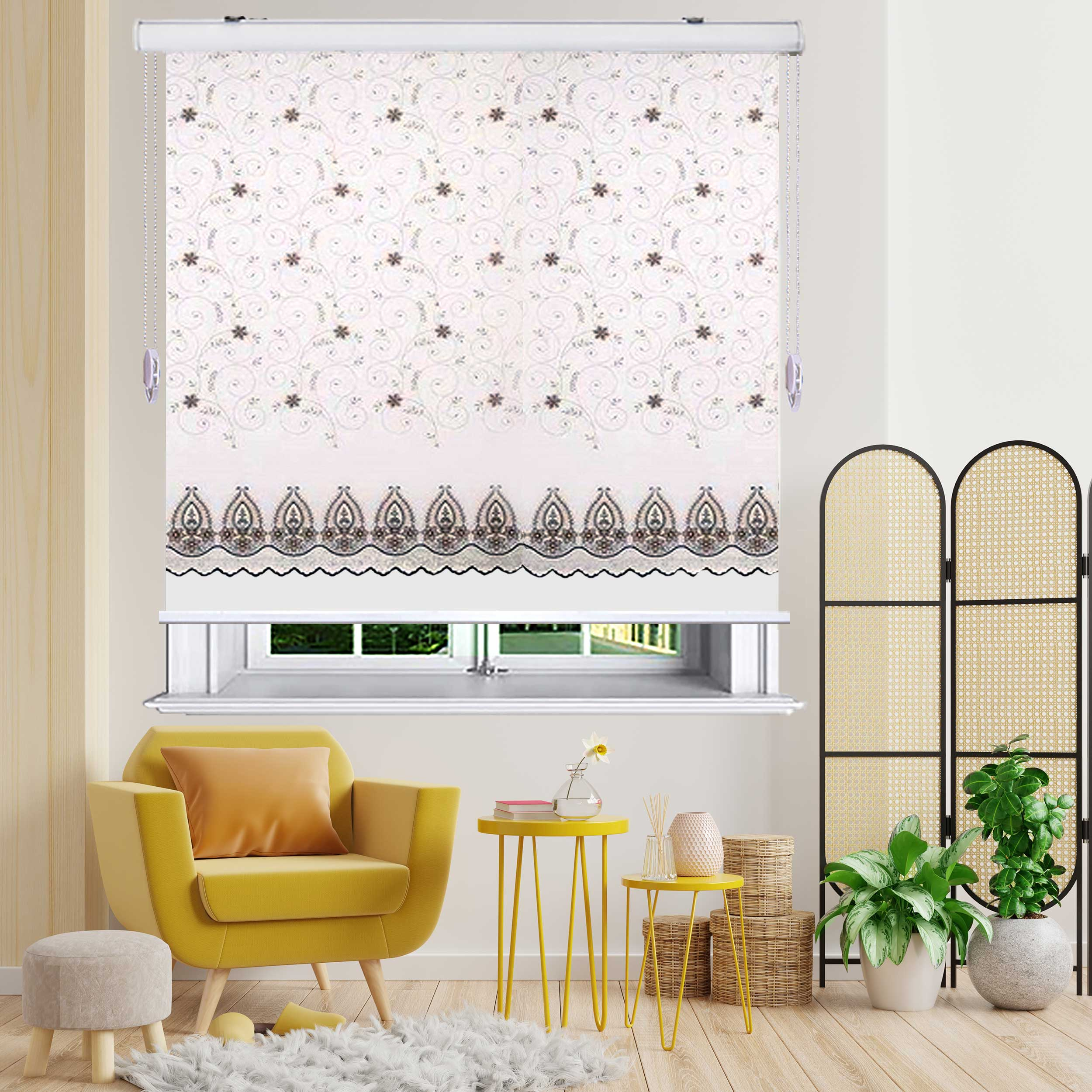 پرده زبرا زیو کد 927 سایز 200× 280 سانتی متر