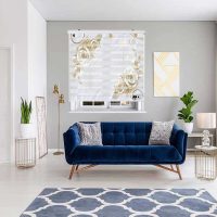 پرده زبرا زیو کد 3D1476 سایز 150X150 سانتی متر