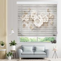 پرده زبرا زیو مدل 3D-1031 سایز 200x200 سانتی متر
