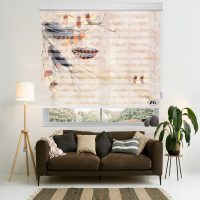پرده زبرا زیو مدل 3D-1218 سایز 200x200 سانتی متر
