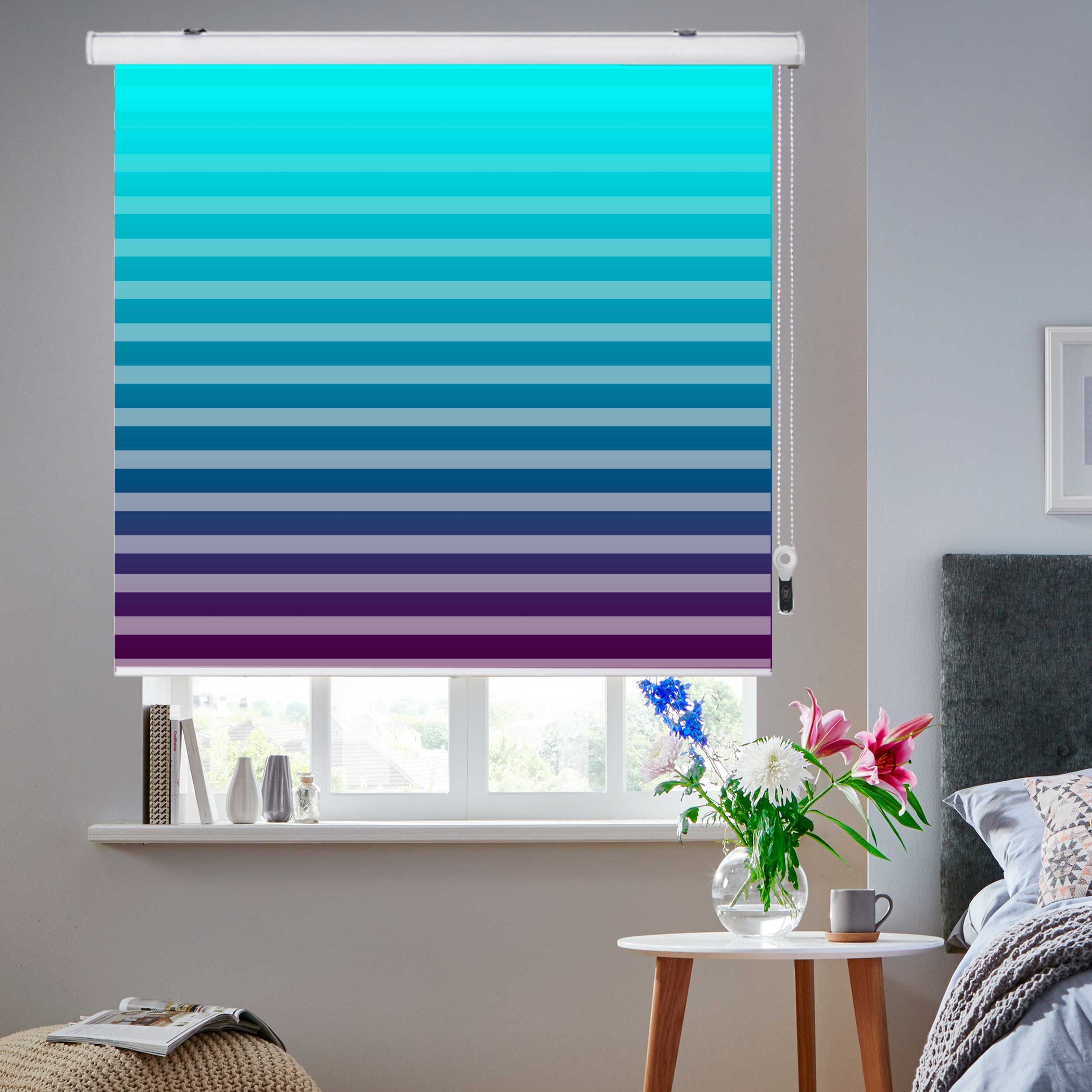 پرده زبرا زیو مدل G 7 سایز 150x150 سانتی متر