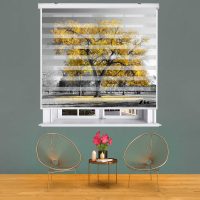پرده زبرا زیو کد L5018 سایز 150X150 سانتی متر