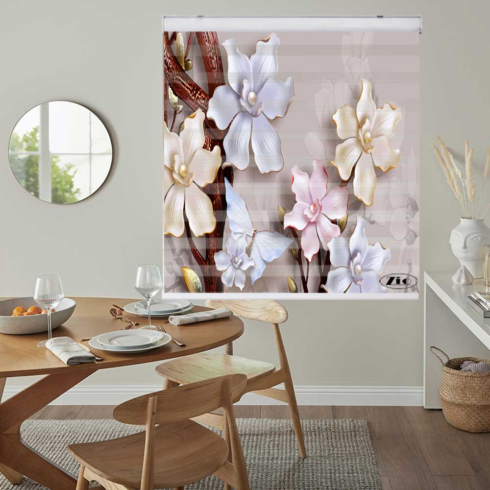 پرده زبرا زیو کد 3D1193 سایز 150x200 سانتی متر