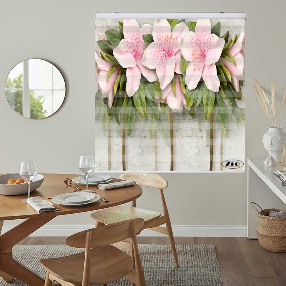 پرده زبرا زیو کد 3D1148 سایز 150x200 سانتی متر