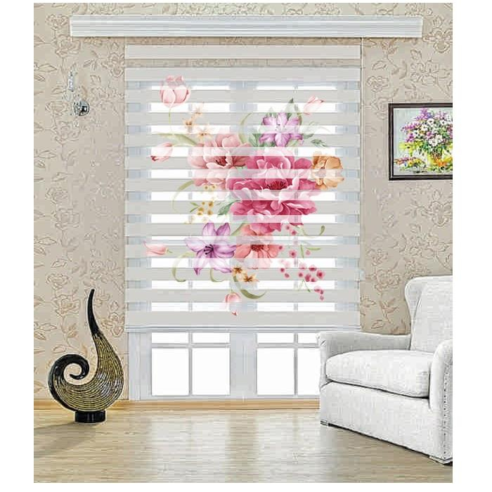 پرده زبرا زیو کد ZHO001 سایز 200 × 145 سانتی‌ متر