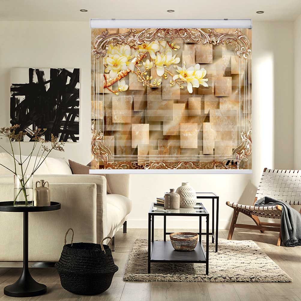پرده زبرا زیو کد 3D1167 سایز 150x200 سانتی متر