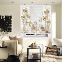 پرده زبرا زیو مدل 3D1085 سایز 150x150 سانتی متر