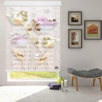 پرده زبرا زیو مدل 3D-1155 سایز 100x150 سانتی متر