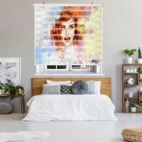 پرده زبرا زیو کد P6074 سایز 150X150 سانتی متر