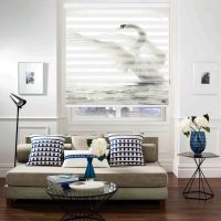 پرده زبرا زیو مدل OA-7057 سایز 200x150 سانتی متر
