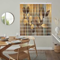 پرده زبرا زیو کد 3D1122 سایز 150x150 سانتی متر