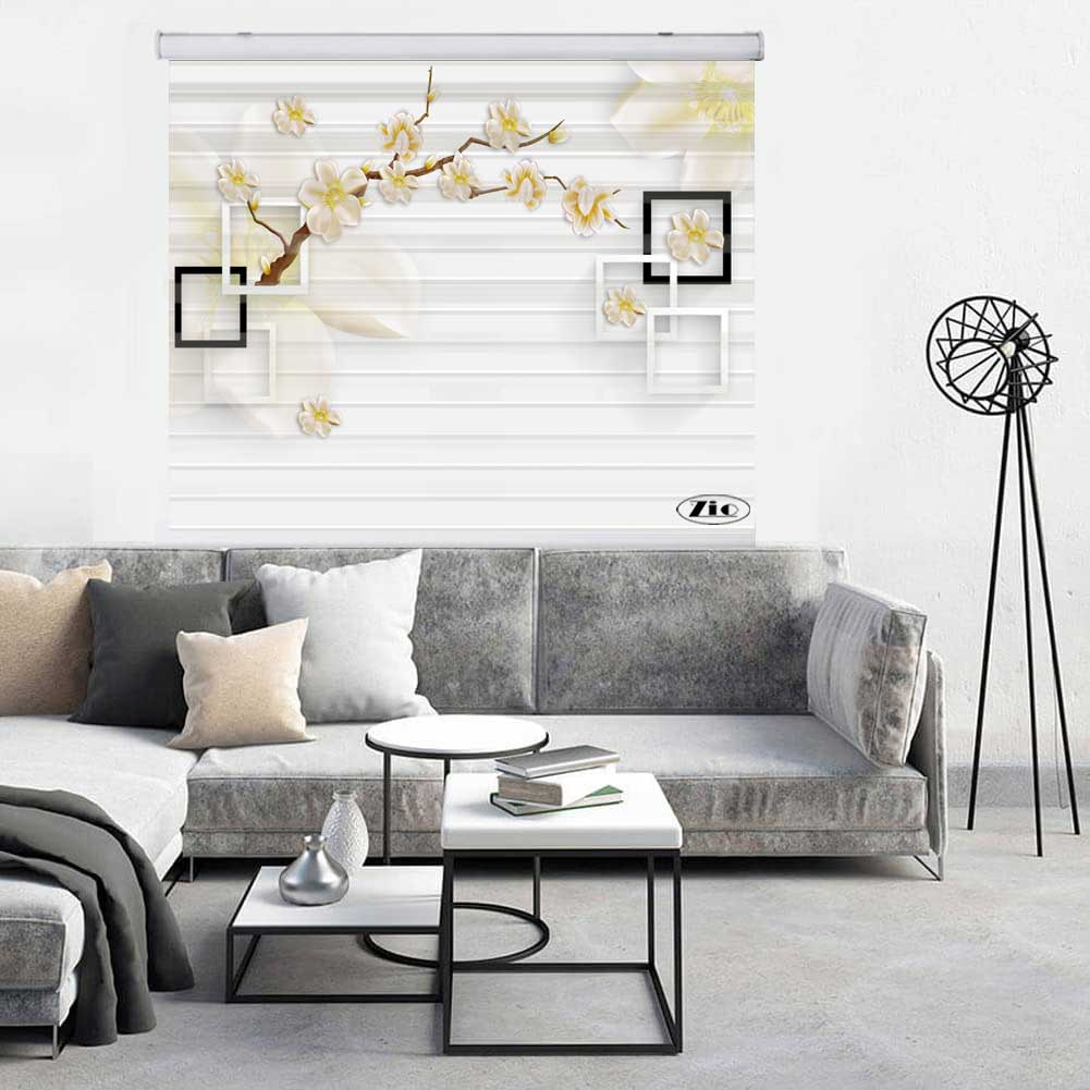 پرده زبرا زیو کد 3D1250 سایز 150x200 سانتی متر