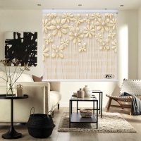 پرده زبرا زیو کد 3D1298 سایز 150x150 سانتی متر
