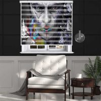 پرده زبرا زیو کد W4060 سایز 150X150 سانتی متر