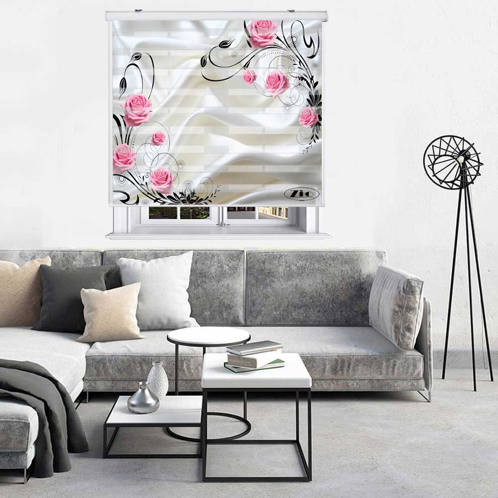 پرده زبرا زیو کد 3D1471 سایز 150X150 سانتی متر